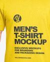 Man in a T-Shirt Mockup