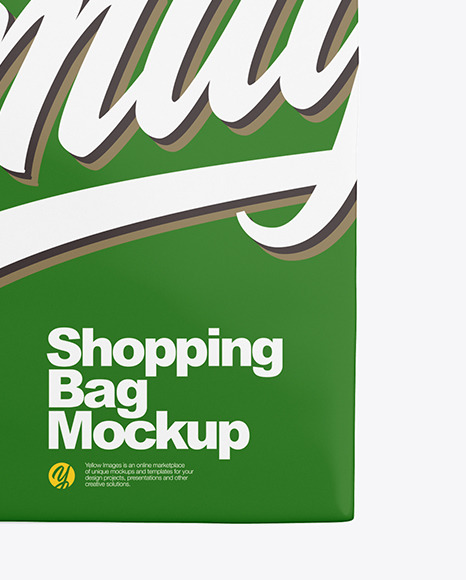 Glossy Shopping Bag Mockup