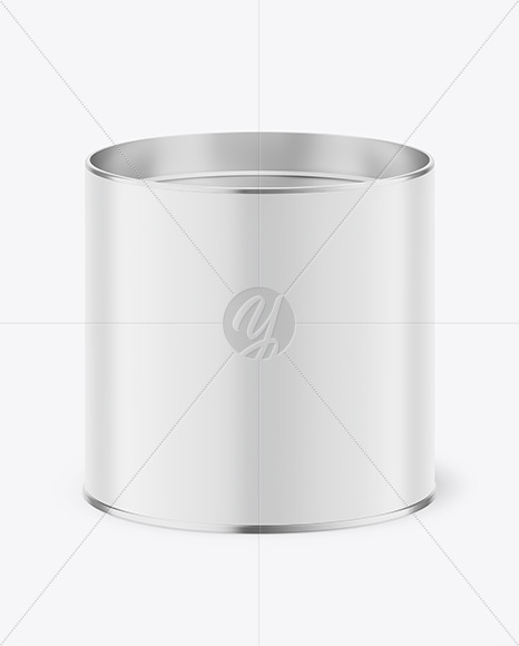 Matte Tin Can Mockup