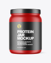 Matte Protein Jar Mockup