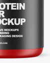 Matte Protein Jar Mockup