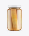 Vegetarian Sausages Jar Mockup