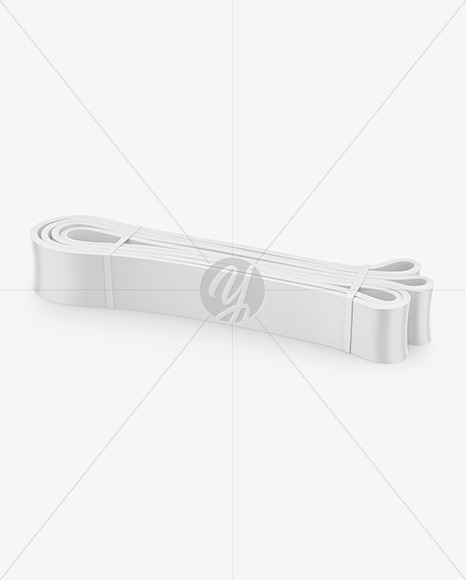 Matte Resistance Band Mockup