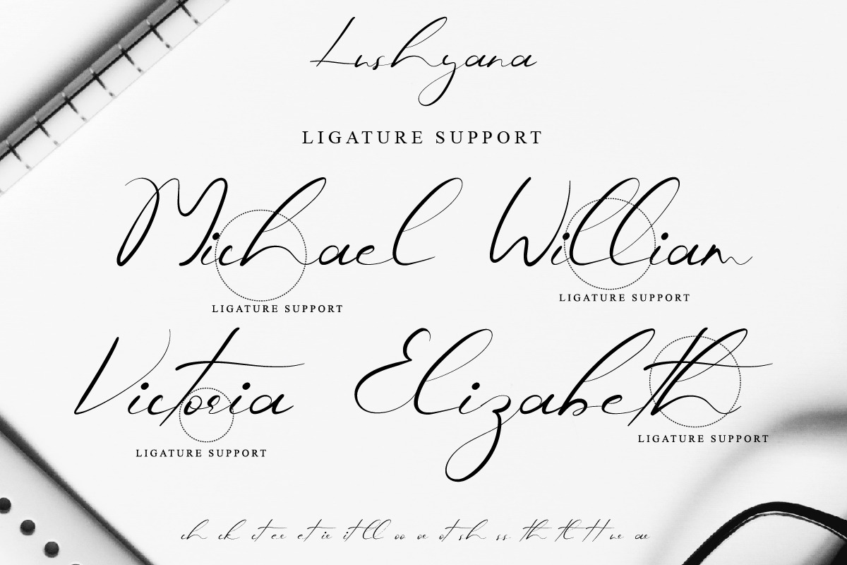 Lushyana Signature Font