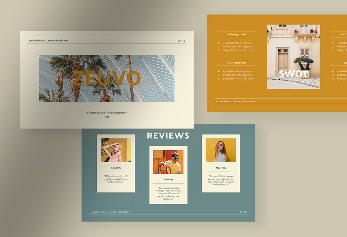 Zeuvo - Business Company Powerpoint