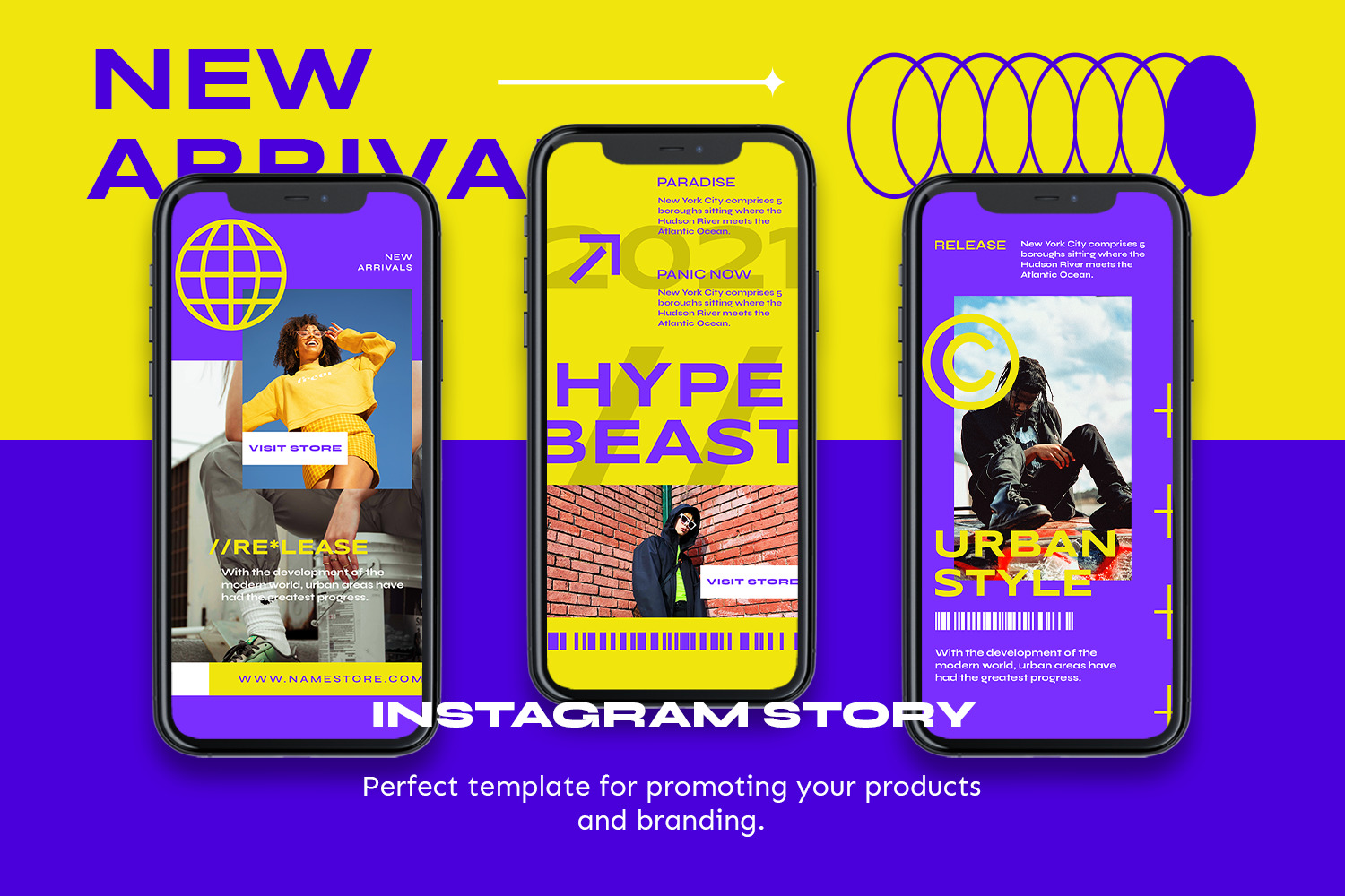 Sleptnow Instagram Template