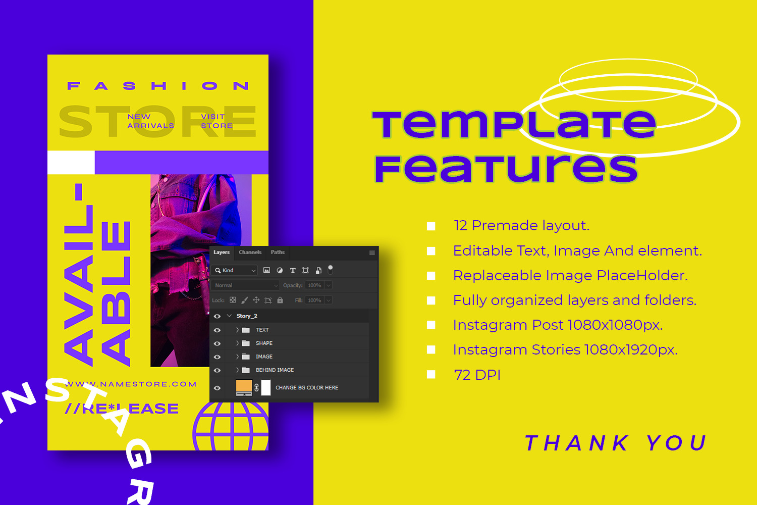 Sleptnow Instagram Template