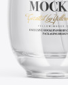 Clear Glass Cosmetic Bottle Mockup