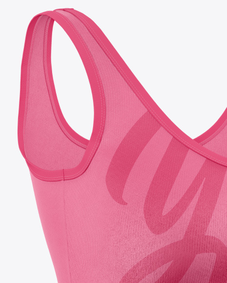 Women's Tank Top Mockup- Half-Side View
