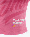 Women's Tank Top Mockup- Half-Side View