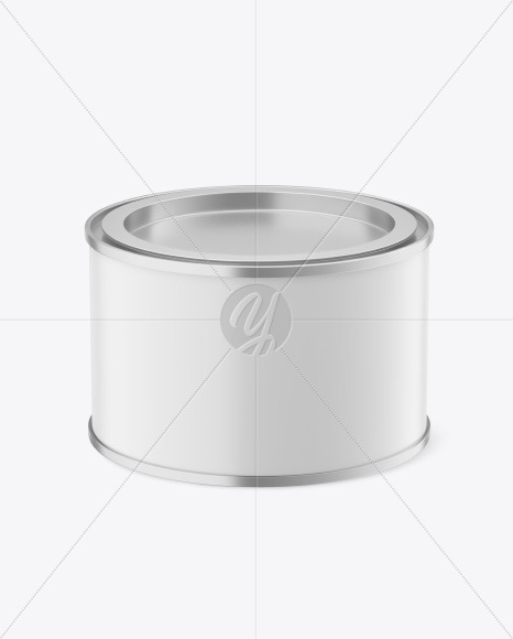 Matte Tin Can Mockup