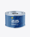 Matte Tin Can Mockup