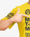 Man in a T-Shirt Mockup