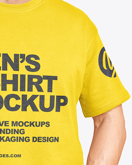 Man in a T-Shirt Mockup