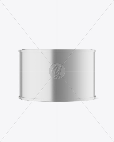 Metallic Tin Can Mockup