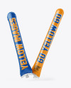 Cheering Balloon Sticks Mockup