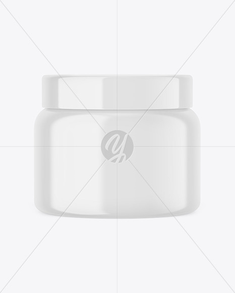 Plastic Cream Jar Mockup