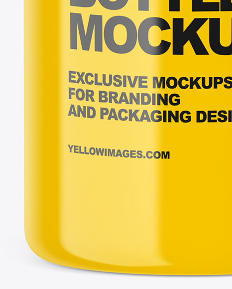 Glossy Cosmetic Bottle Mockup