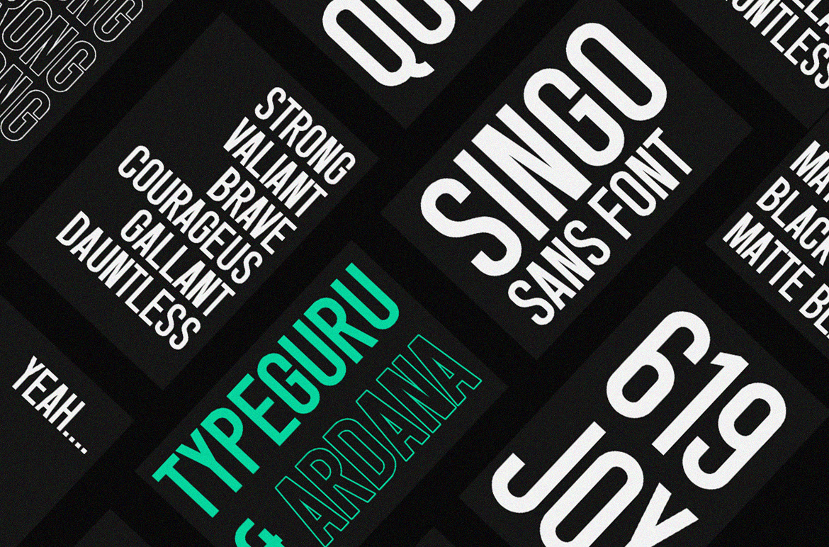 Singo | Sans Display Font Singo | Sans Display Font