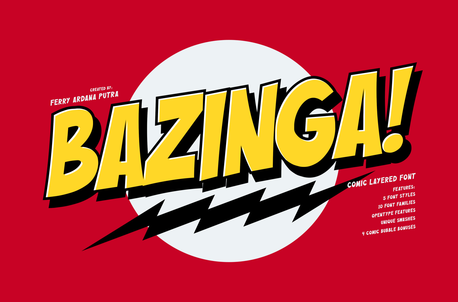 Buzinga! | Comic Layered Font Buzinga! | Comic Layered Font