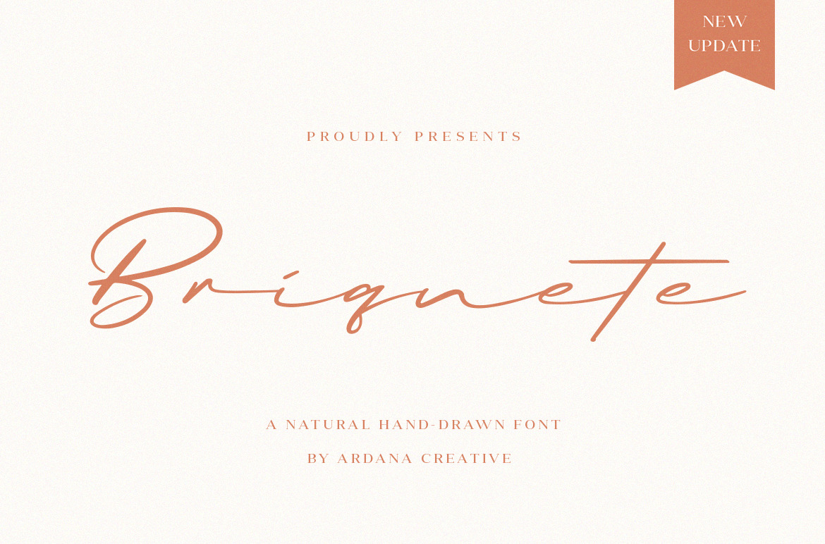 Briquete | Natural Brush Font