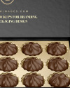 Box of Chocolate Sweets Mockup