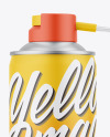 Matte Spray Can Mockup