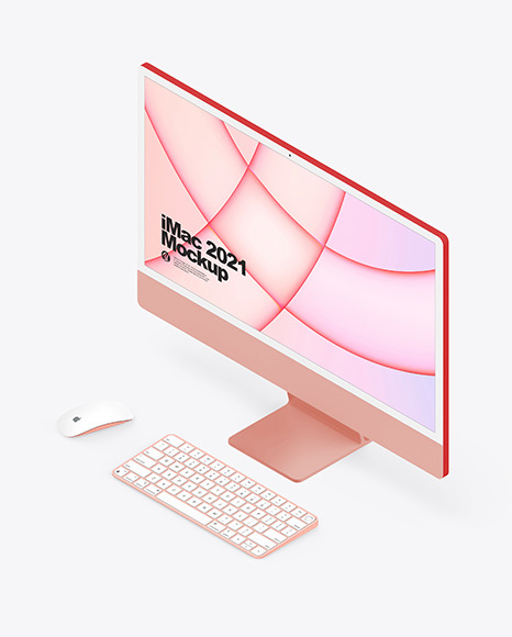 iMac 24” Mockup - Free Download Images High Quality PNG, JPG - 88307