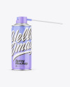 Glossy Spray Can Mockup