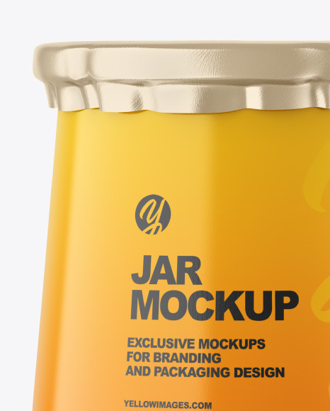 Glossy Jar Mockup