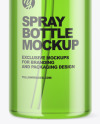 Clear Plastic Spray Bottle Mockup