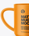 Two Matte Mugs Mockup