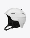 Ski Helmet Mockup - Left Half Side View