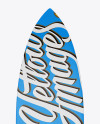 Matte Surfboard Mockup - Front View