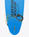 Matte Surfboard Mockup - Front View