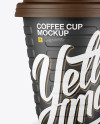 Matte Coffee Cup Mockup - Front View