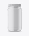 Matte Protein Jar Mockup