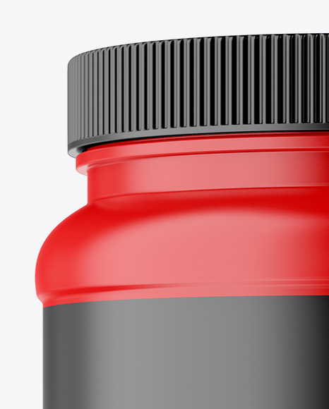 Matte Protein Jar Mockup