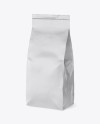 Matte Paper Snack Bag Mockup - Half Side View