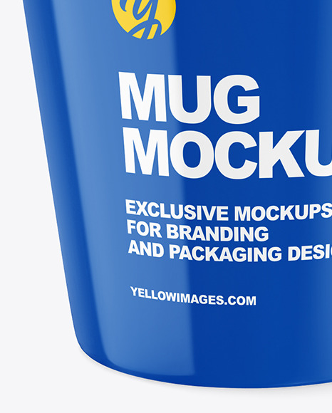 Glossy Mug Mockup