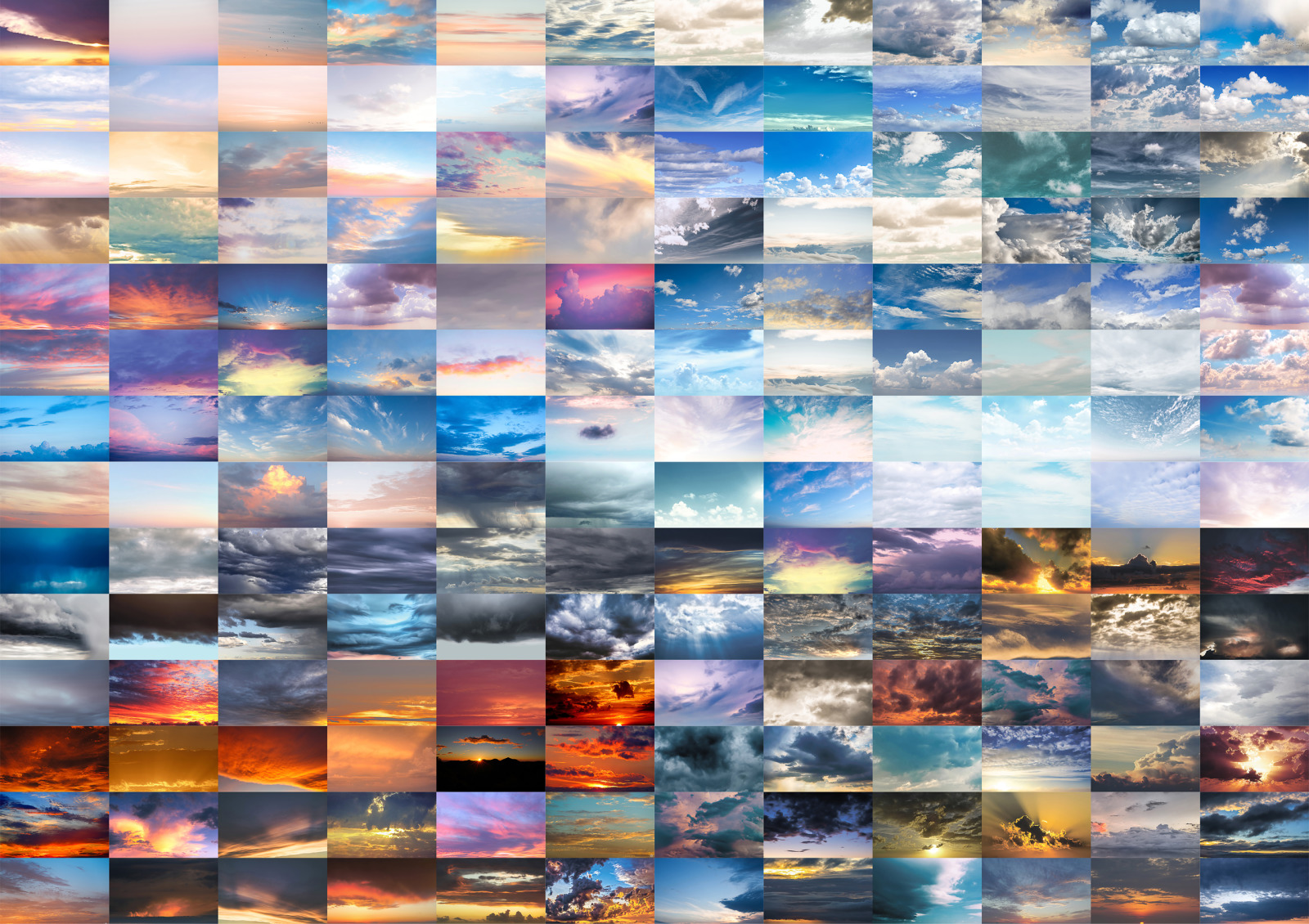 250 Perfect Skies Photo Overlays