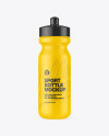 Glossy Sport Bottle Mockup