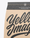 Kraft Paper Food Bag Mockup