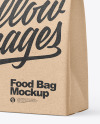 Kraft Paper Food Bag Mockup