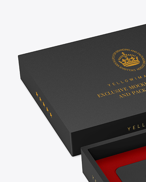 Gift Card in a Box Mockup