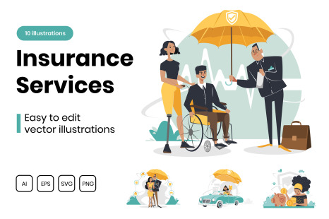 M314_ Insurance Illustrations - Service