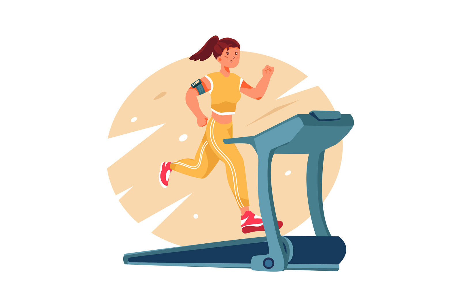 M318_ Fitness at home Illustrations M318_ Fitness at home Illustrations