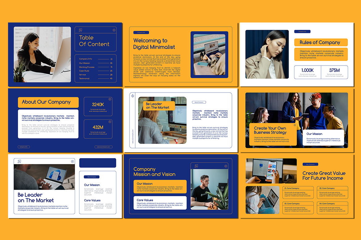 Narrow PowerPoint Business Presentation Narrow PowerPoint Business Presentation