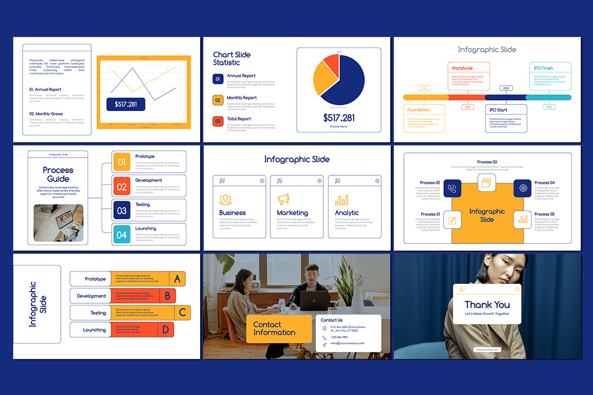 Narrow PowerPoint Business Presentation Narrow PowerPoint Business Presentation