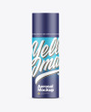 Matte Aerosol Bottle Mockup